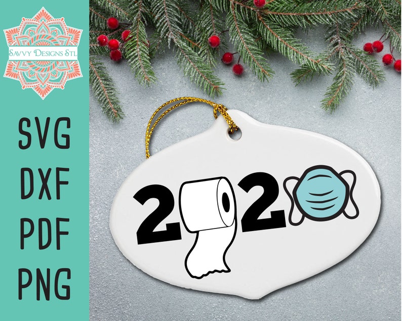 Download 2020 Christmas Ornament Cut File for Silhouette and Cricut | Etsy