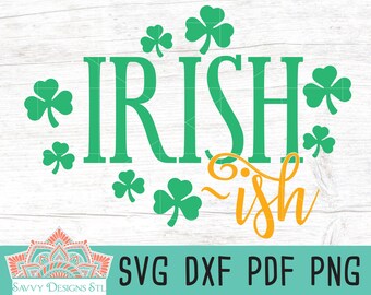 Archivo SVG de corte del Día de San Patricio con estilo irlandés (descarga instantánea)