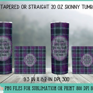 I Schuld Jamie Fraser Straight und Tapered Skinny Tumbler Design für Sublimation