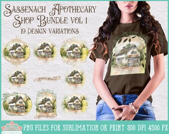 Sassenach Apothecary - Outlander SVG DXF Digital Cut Files - Etsy Canada