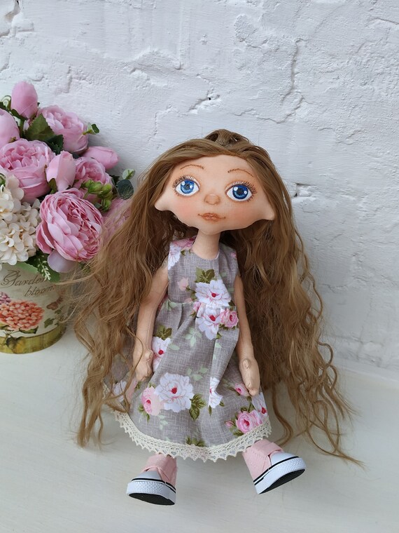 handmade fabric doll