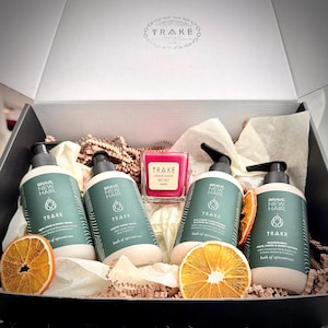 Vegan Spa Gift Box | 5-Piece Natural Bath & Body Set | Relaxation Spa Kit