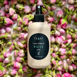 Organic Bulgarian Rose Water Mist | Vegan Facial Toner | Natural Skincare Spray