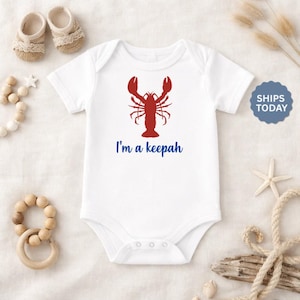 I'm a Keepah Lobster Baby Onesie - "I'm a Keepah" Gerber® Bodysuit