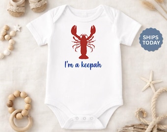 I'm a Keepah Lobster Baby Onesie - "I'm a Keepah" Gerber® Bodysuit