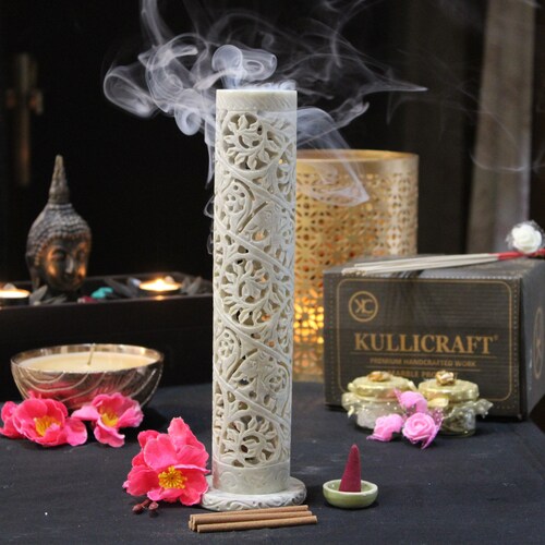 Marble Incense Holder Candle Stick Burner Handmade Etsy