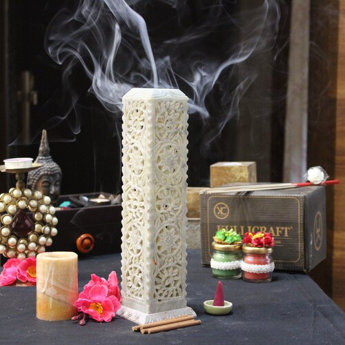 Marble Incense Holder Candle Stick Burner Handmade Etsy