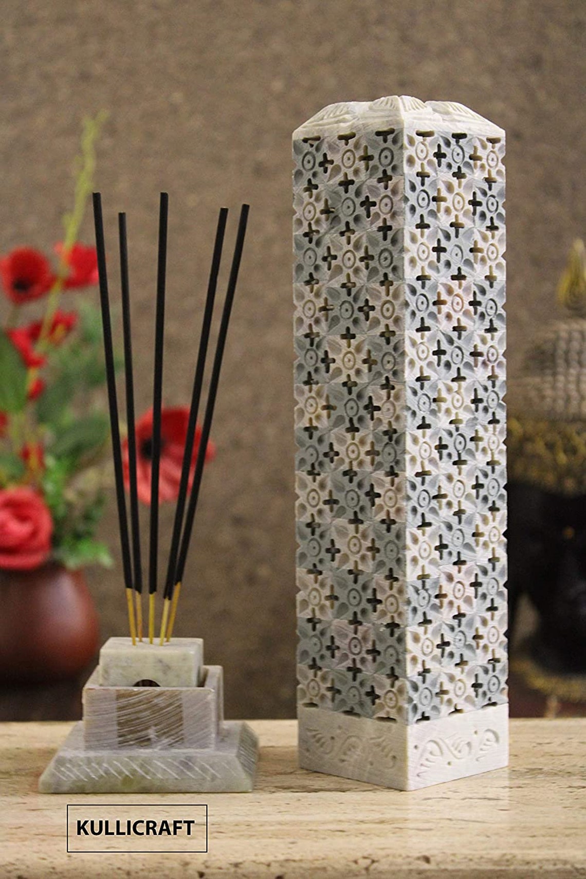 Marble Incense Stick Holder Candle Burner Handmade Etsy