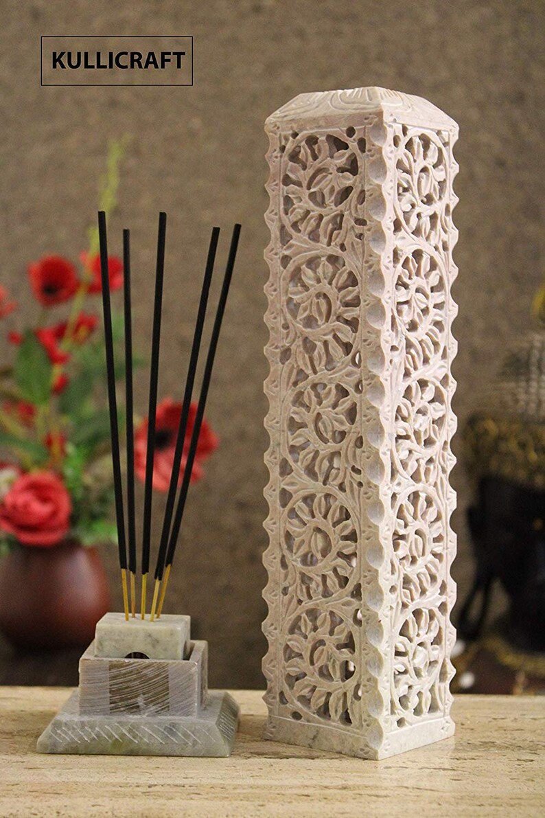 Marble Incense Holder Candle Stick Burner Handmade Etsy UK