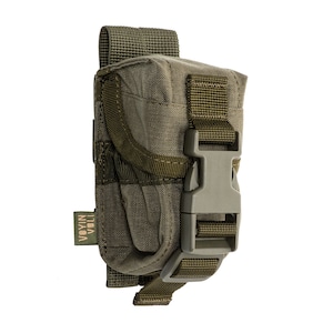Olive Tactical Grenade Pouch - Durable Military-Grade Cordura Gear, Secure Storage for Tactical Operations