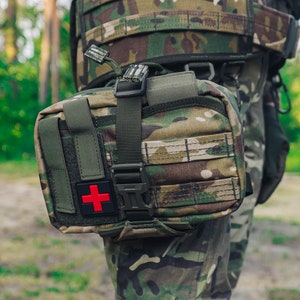 Tactical Molle Pouch Rip Away EMT First Aid Pouches Utility Bag for Outdoor Activities