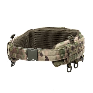 Tactical Military Belt with Anatomical Insert, RPS, Multicam (USA), MOLLE System, Durable Design