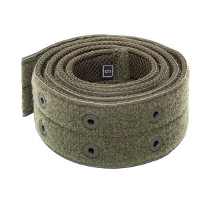 Military Tactical Belt Olive, Adjustable Combat Gear for Field Operations and Outdoor Use