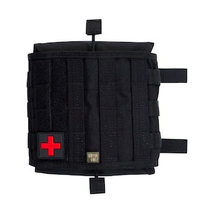 Black Tactical IFAK Pouch, Molle System First Aid Kit, Military Medical Organizer