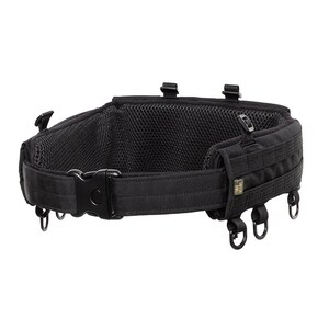 Tactical Belt with Anatomical Insert, Lightweight RPS System, Modular Black Military Gear for Combat and Field Use
