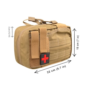 Military Tactical Quick-Release IFAK Pouch - Coyote, First aid kit pouch