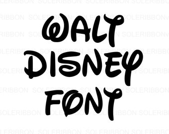 Download Disney Font Etsy