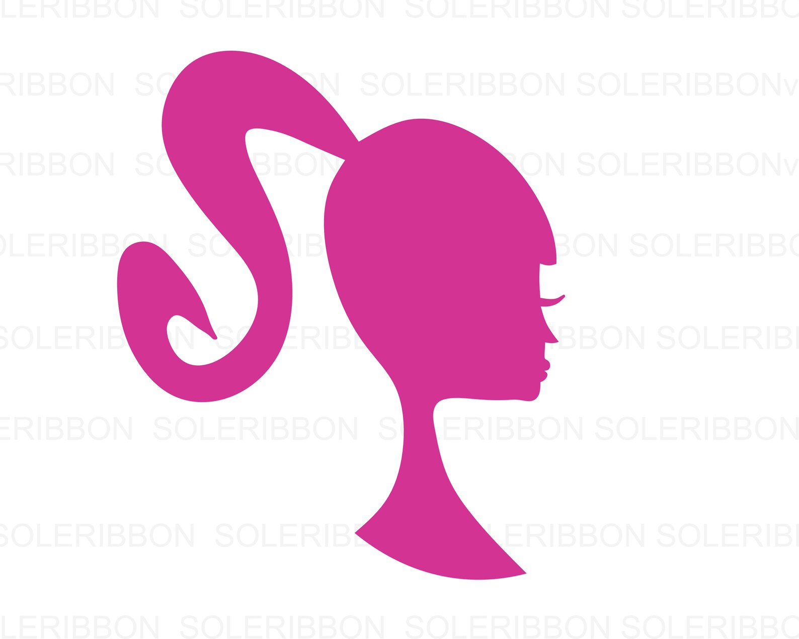 Barbie Head SVG 2 Barbie SVG Barbie file Barbie TV Show Etsy