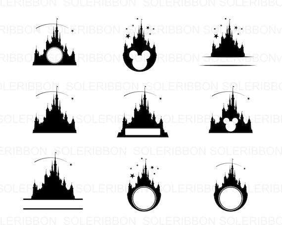 Free Free 201 Disney Castle Svg Outline SVG PNG EPS DXF File