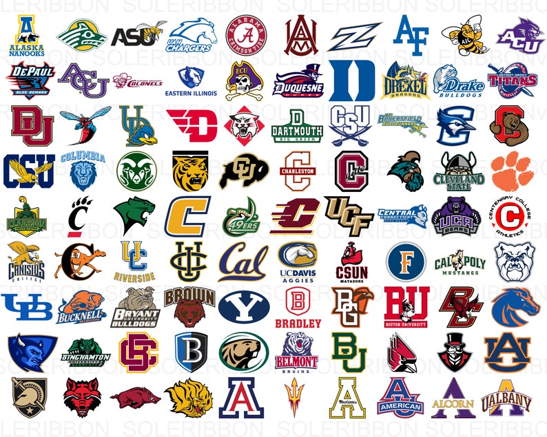 All College Logos Bundle 385 College Logos Svg University Etsy