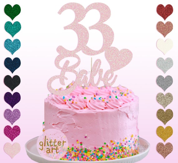 33eme Joyeux Anniversaire Gateau Topper Personnalise Etsy Canada 33eme Joyeux Anniversaire Gateau Topper Personnalise Etsy Canada