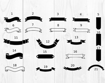 Download Free Ribbon Banner Svg Etsy SVG Cut Files
