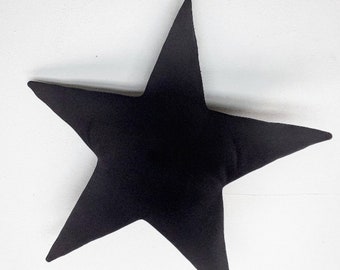 black star cushion