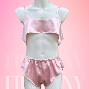 Adult Stylish men’s pajamas, men’s silk crop top, trendy men’s shorts, satin pajamas for men, men’s silk underwear, men’s silk briefs