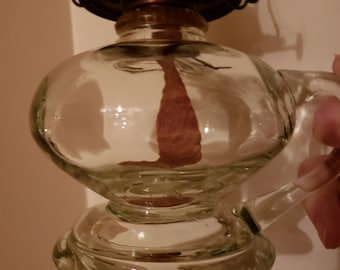 Vintage Finger Oil Lamp Eagle hardware