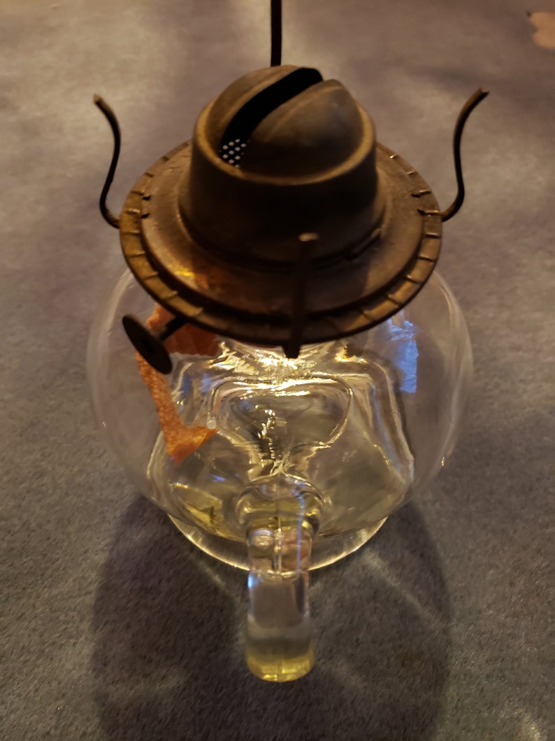 Vintage Finger Oil Lamp Eagle Hardware Etsy