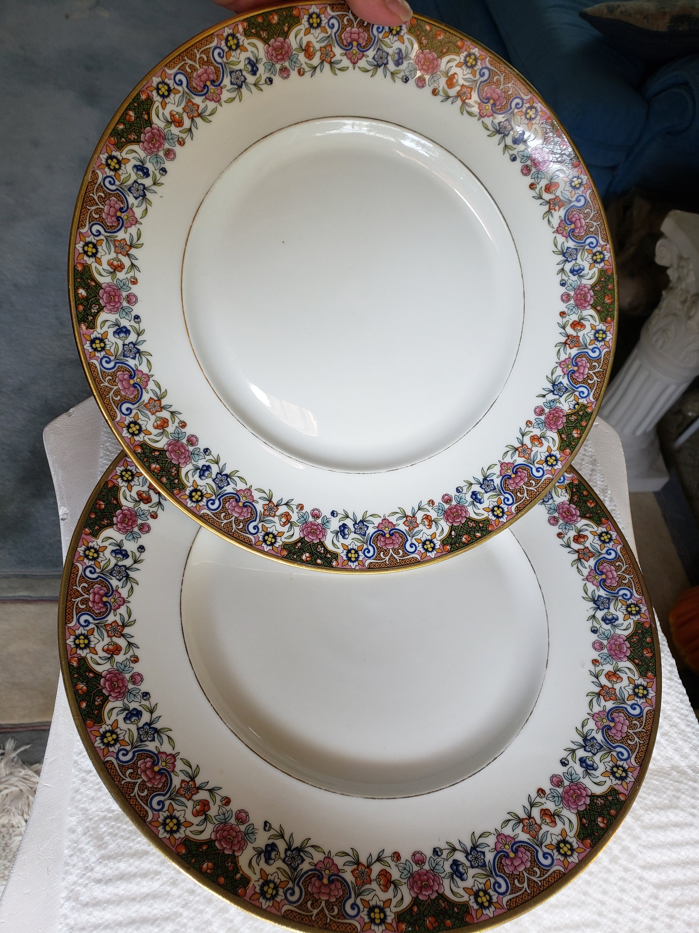 2 Antique 1890 A. Lanternier Co Limoges France Etsy