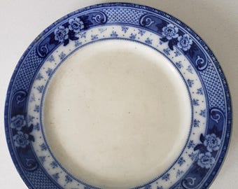 1893-1908 Burslem England, F. & Sons, Flow Blue, 