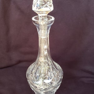 Crystal Decanter |Liquor Crystal Decanter| Bourbon Decanter| Whiskey Decanter