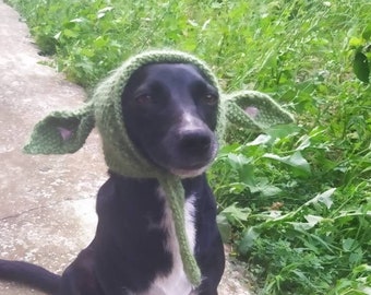 Pdf pattern Dog hats/Baby alien dog hat /Knitting Dog Hat/Halloween Dog Costume/The ear is warmer/knitting pattern