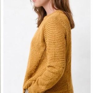 Womens sweater pattern, Easy knit sweater pattern,Beginner knitting sweater, knitting pattern,PDF ladies jumper,Instant download image 3