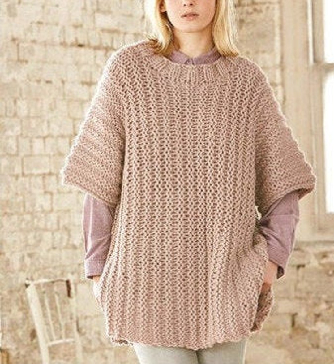 Knitting Vest Pattern Easy Knitting Vest Sweater Easy Knit Etsy