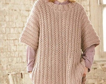Easy Knit Vest Pattern, Bulky Yarn, Beginner Friendly (PDF Pattern)