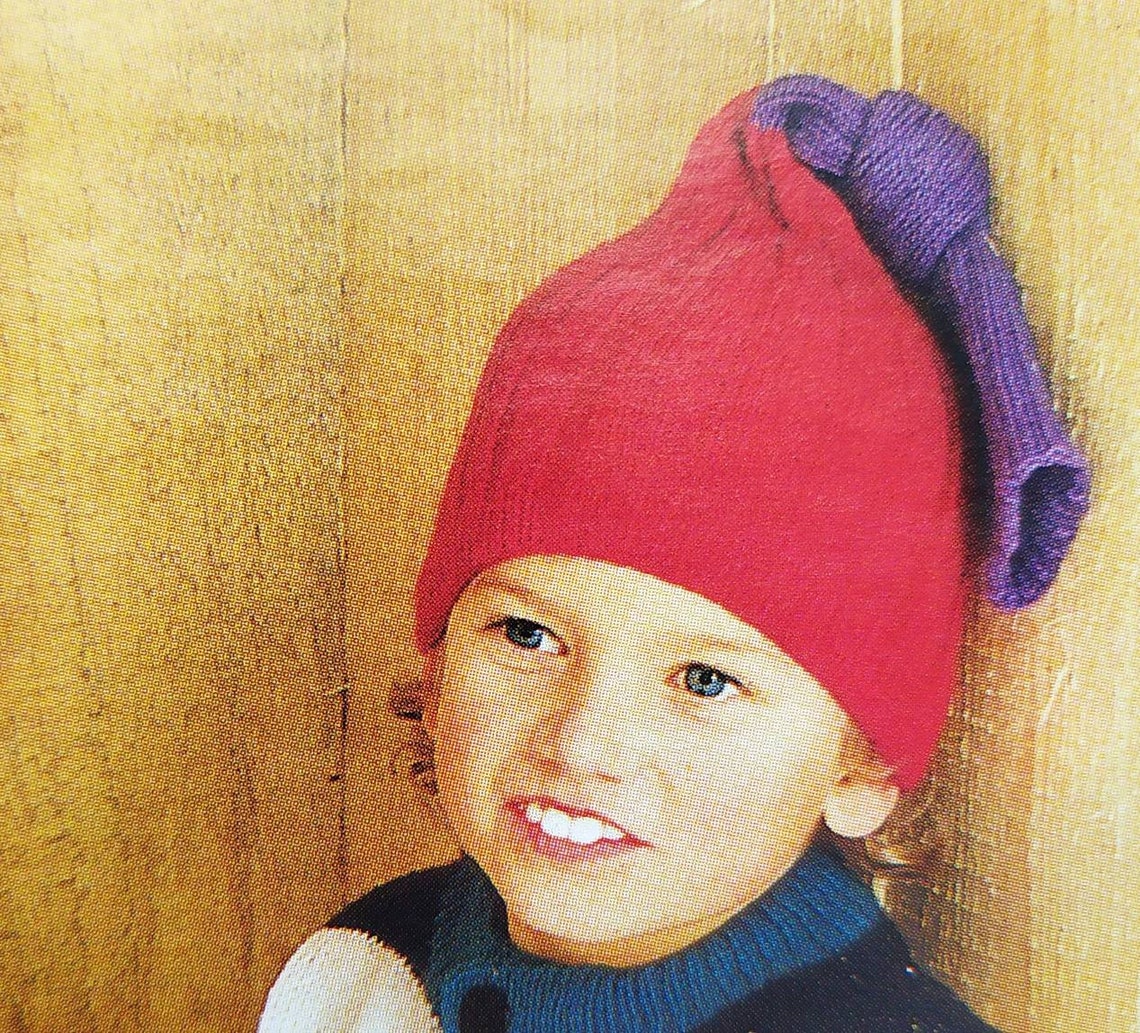 KNITTING PATTERN Simple knotted beanieTop Knot Baby Beanie Etsy España