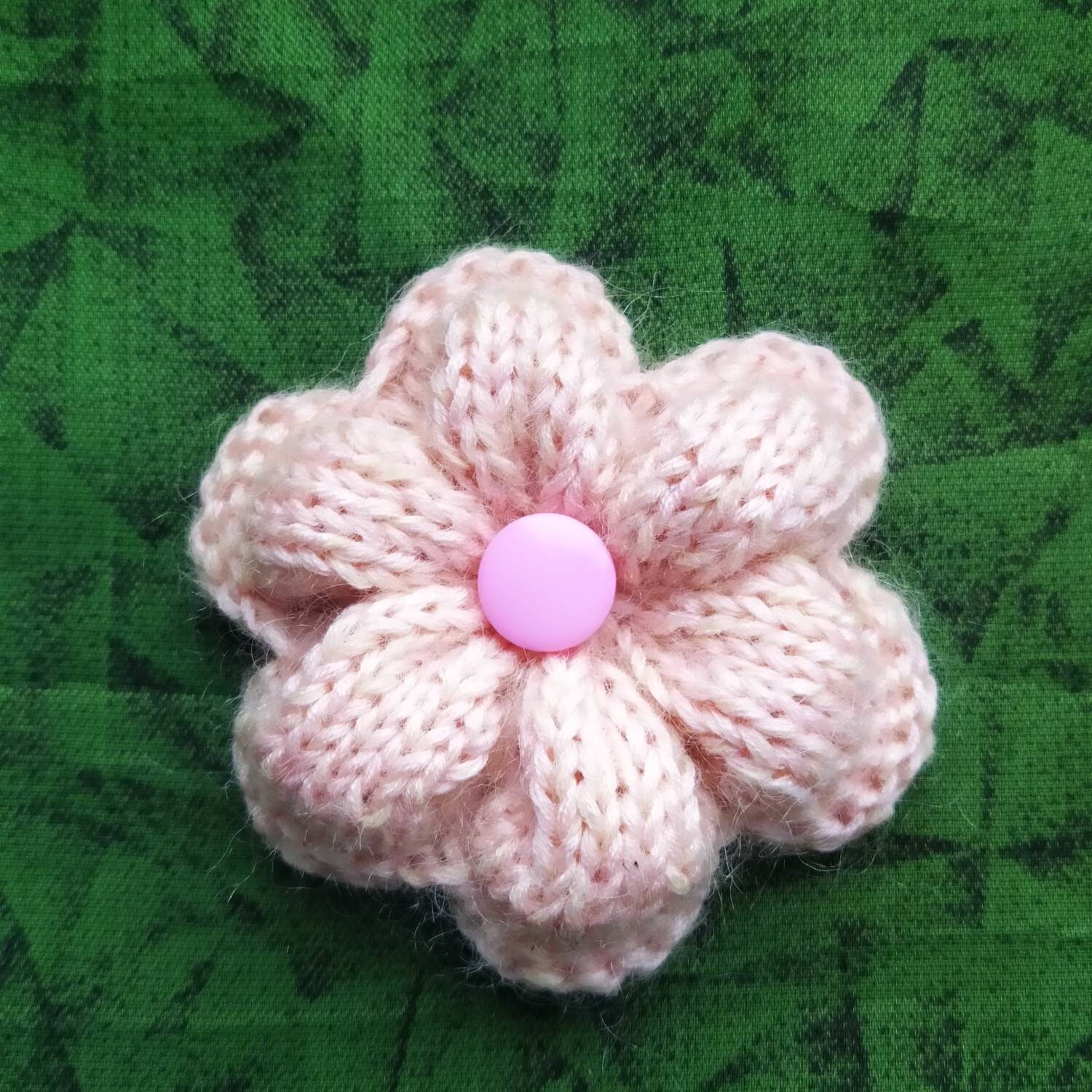 Instant Download PDF Knitting Pattern /flower Knitting/ Flower Etsy