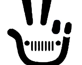 Download White Jeep Wave Svg