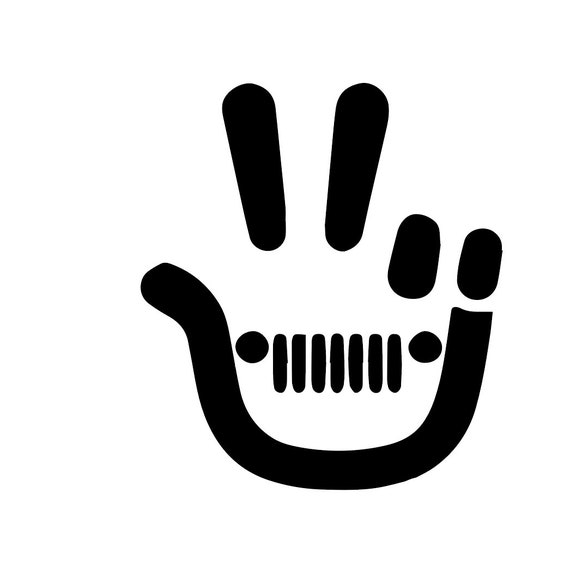 Download Silhouette Jeep Wave Hand / Free for commercial use no ...