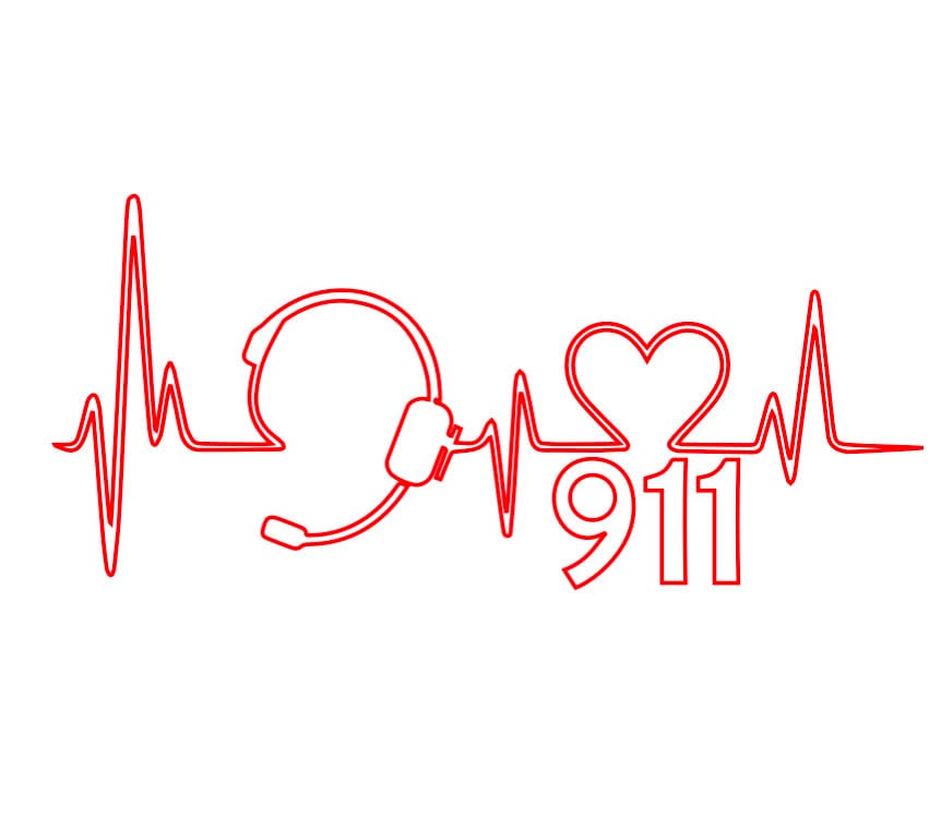 911 Dispatch Heartbeat Dispatchers Communications SVG for - Etsy