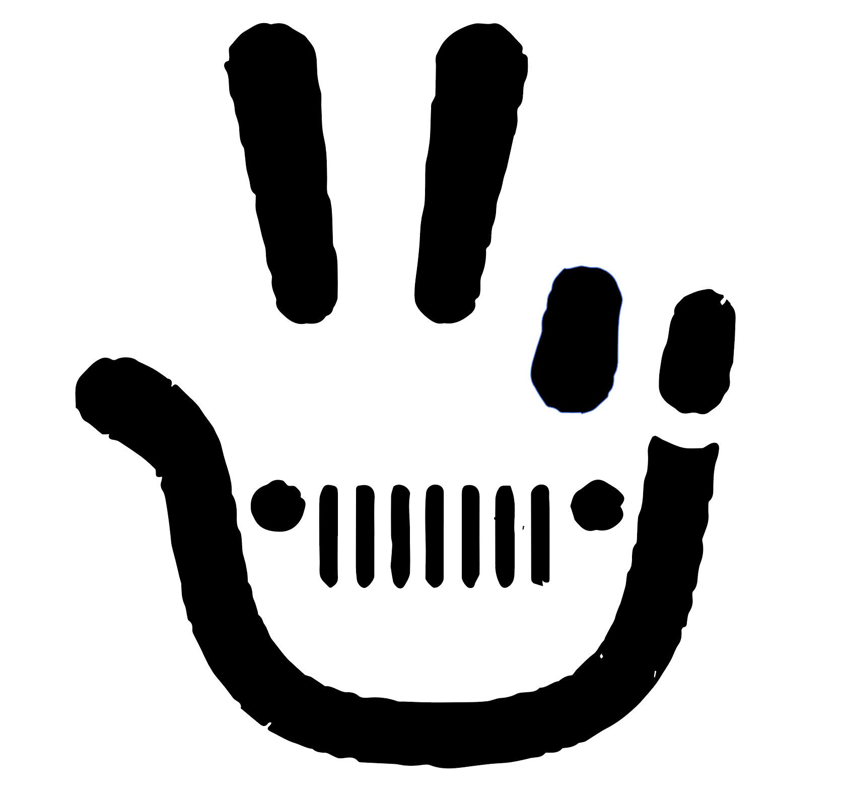 Distressed Jeep Wave SVG | Etsy