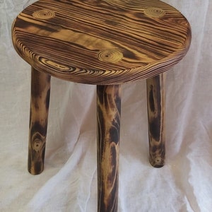 large wooden Stools image 2