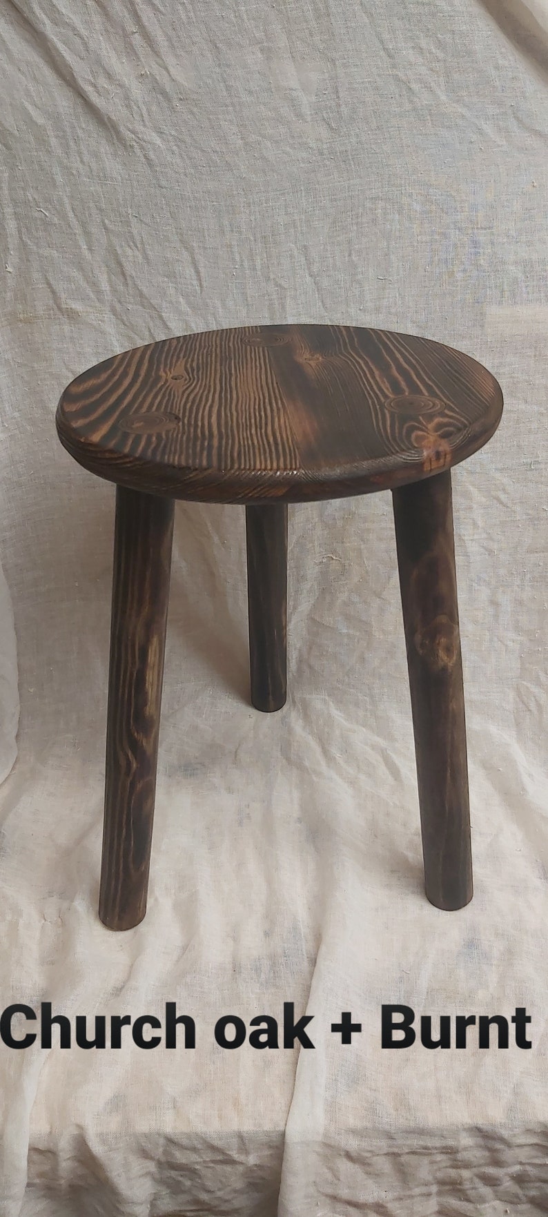 large wooden Stools image 5