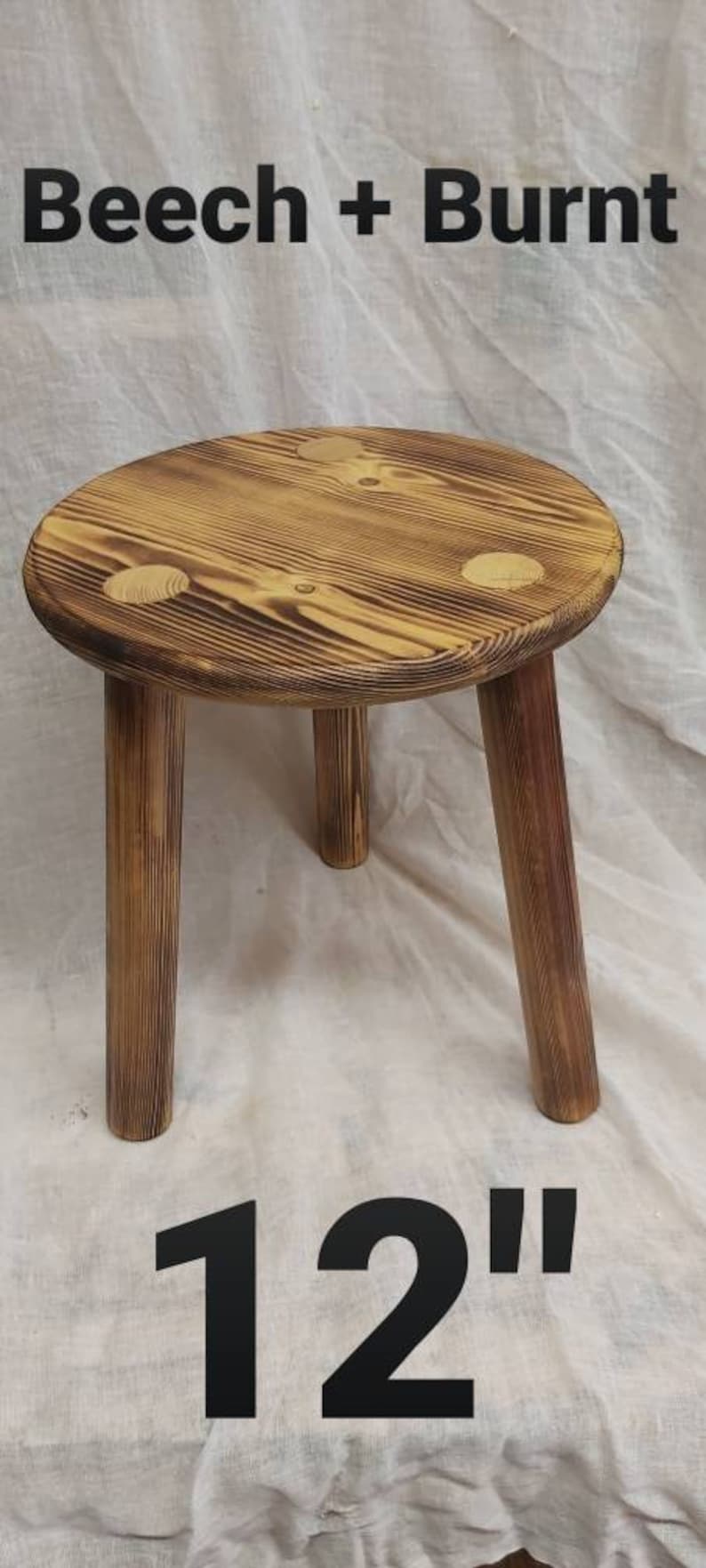 large wooden Stools image 6