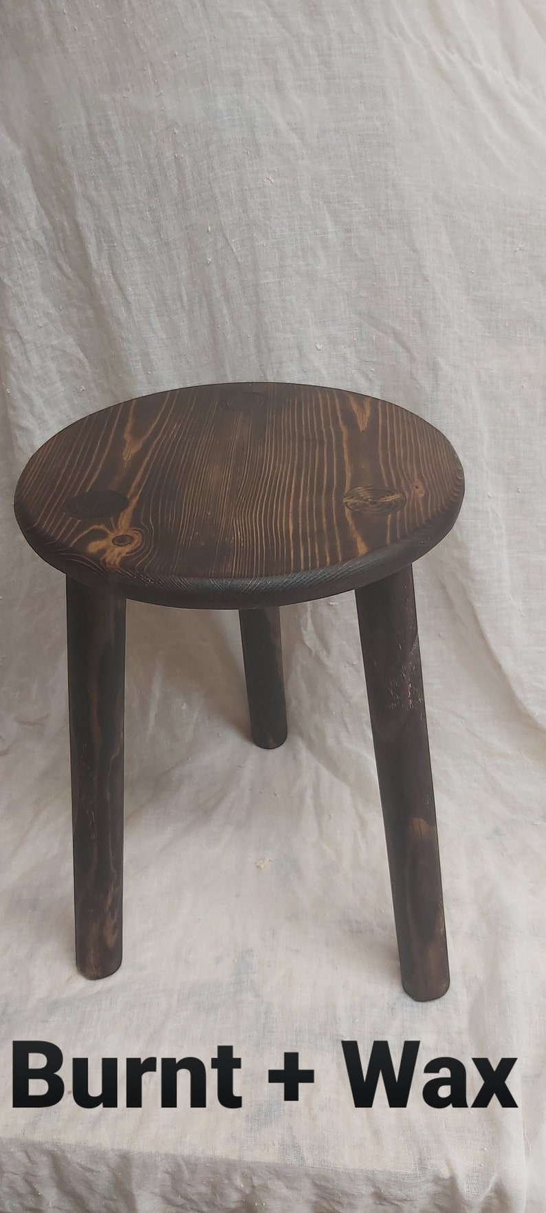 large wooden Stools image 4