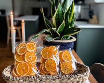 Dehydrated Orange Slices, Food Grade, Holiday Decor, Drink Garnish, Simmer Pot Stovetop Potpourri