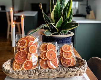 Dehydrated Cara Cara Orange Slices, food grade/holiday decorations/drink garnish/mix of different sizes/DIY Simmer Pot, stove top potpourri