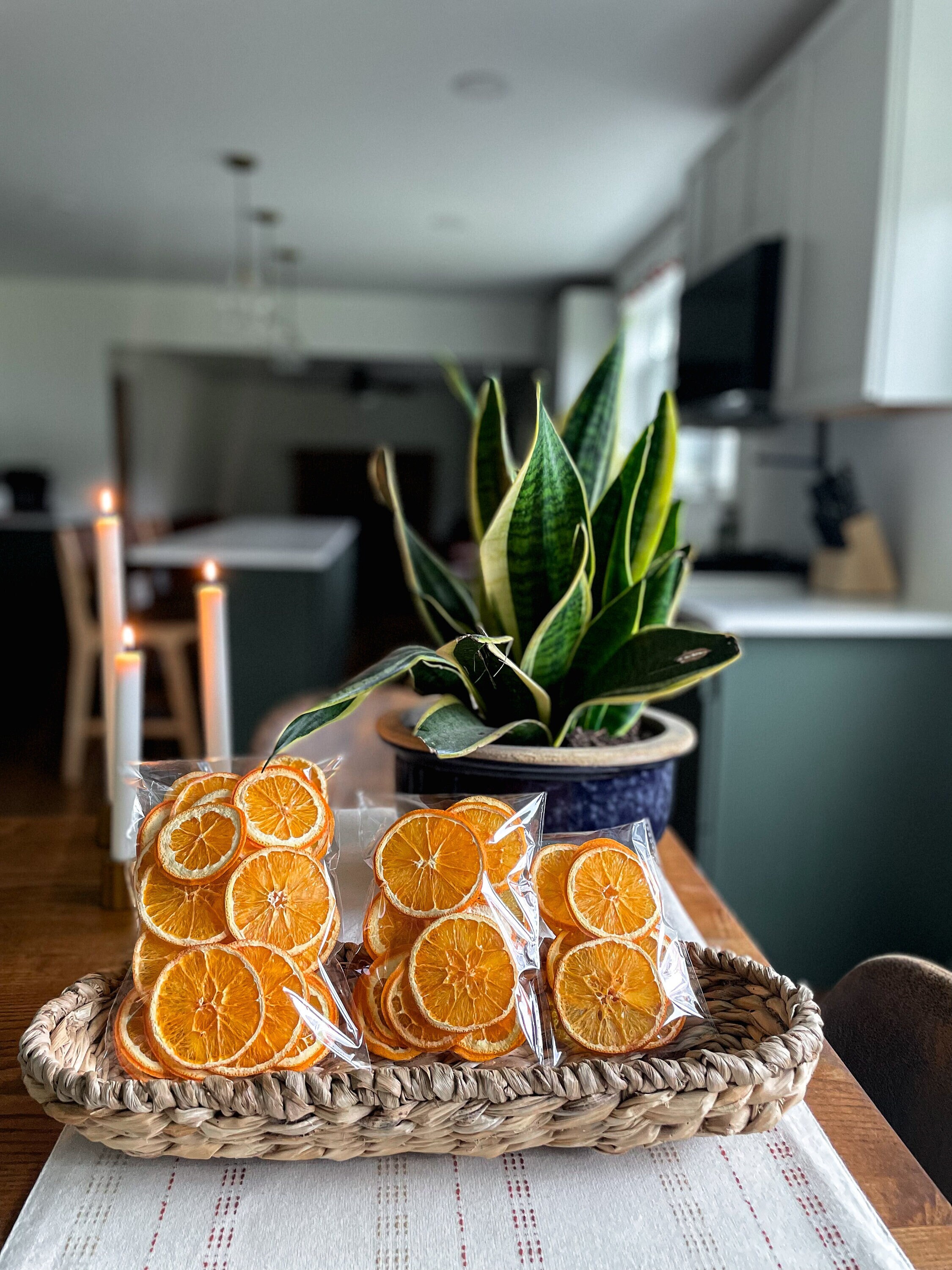 Dried Orange Slices - Natural Dehydrated Oranges For Cocktails, Baking & Holiday Decor